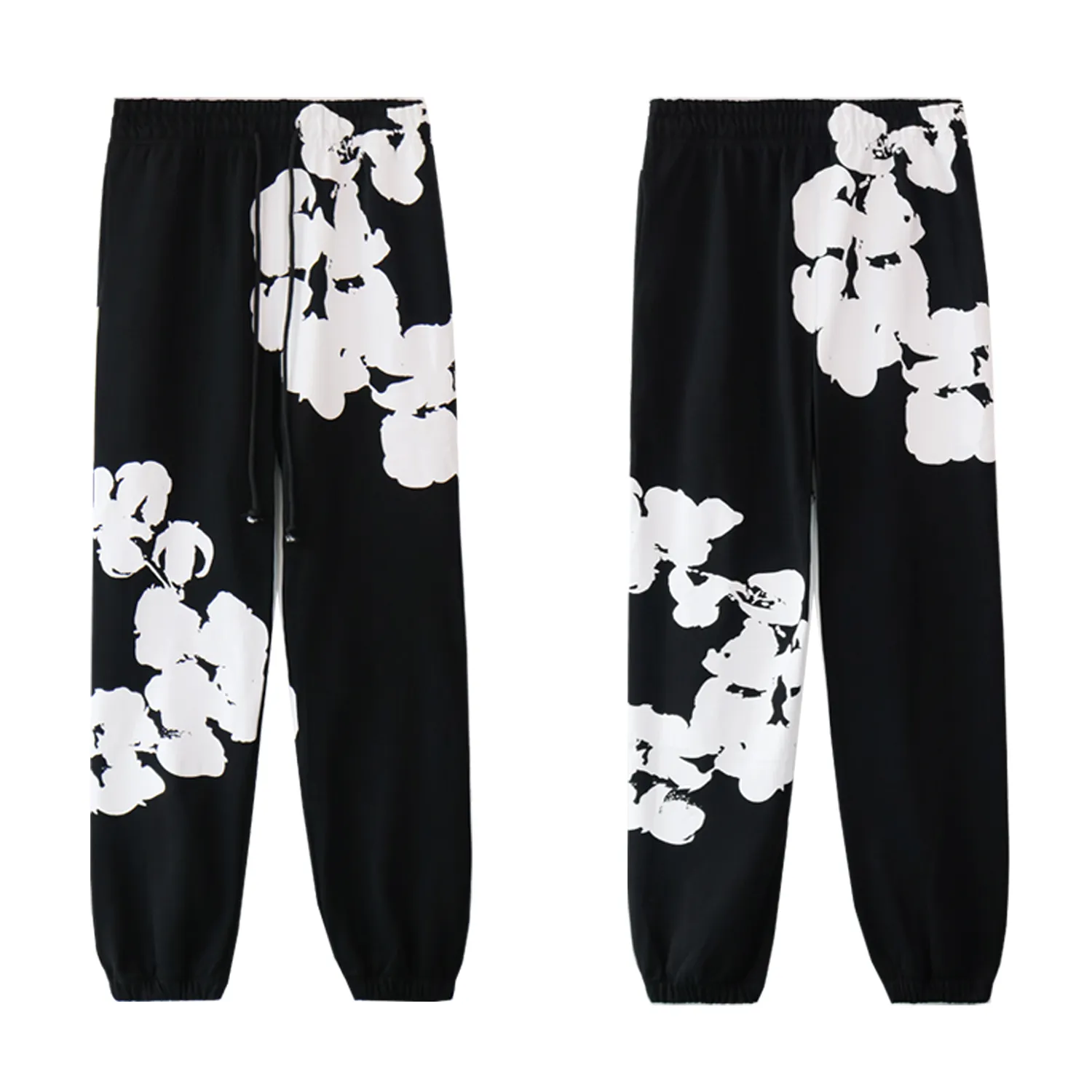 Style number: 8215 Fabric: 380g terry P180 Real shot DENIM TEARS main line kapok sweatshirt oversized garland leggings Color: black gray purple code number: S M L XL